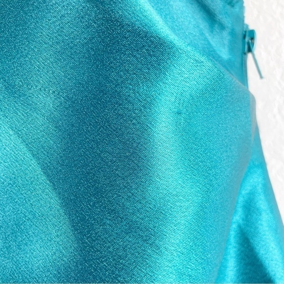 Bronx and Banco Monica Ruffle Asymmetrical Gown in Blue Formal Black Tie Dress - Picture 12 of 12